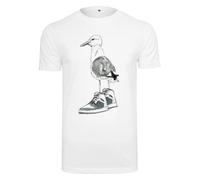 T-shirt Mister Tee Seagull Sneakers Blanc XL