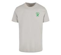 Mister Tee T-Shirt 'See you on the Field' gris / vert / noir / blanc, Taille S