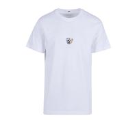 Mister Tee T-Shirt 'Skull Bear' beige / noir / blanc, Taille XL