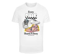 T-shirt Mister Tee Sneaker Story Blanc L