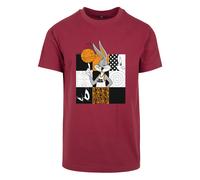 T-shirt Mister Tee Space Jam Bugs Bunny Basketball Rouge S