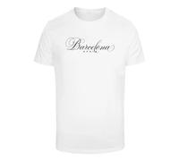 T-shirt Mister Tee Spain Barcelona Blanc L