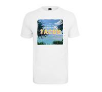 T-shirt Mister Tee Tacos Blanc M