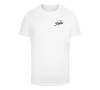 Mister Tee T-Shirt 'Three Palms' écru / vert foncé / noir / blanc, Taille M