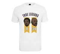 Urban Classics T-Shirt noisette / brun foncé / jaune / violet foncé / blanc, Taille XS