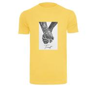 T-shirt Mister Tee Trust 2.0 Jaune XL