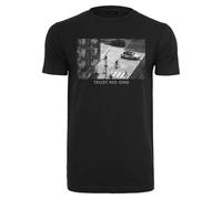 T-shirt Mister Tee Trust no one Noir XS