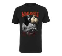 Mister Tee Tupac Makaveli Basic Short Sleeve T-shirt Noir L Homme