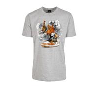 T-shirt Mister Tee Vintage Ballin Gris XL