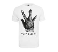 Mister Tee T-Shirt 'Westside Connection' noir / blanc, Taille M