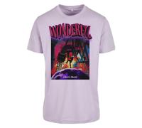 Mister Tee T-Shirt 'Wonderful' jaune / violet clair / violet foncé / rouge feu, Taille XS