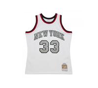 T-shirt Mitchell et Ness Nba Cracked Cement Swingman Jersey Knicks 1991 Patrick Ewing TFSM5934NYK91PEWWHIT M