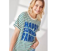 T-shirt mixte adulte capsule famille marin rayé vert M