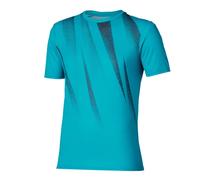 Mizuno - Core Graphic Short Sleeve Tee - T-shirt homme Capri Breeze - L