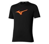 T-Shirt Mizuno Core Runbird Short Sleeve Tee - Noir - Confort & performance respirante M