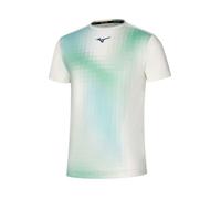 T-shirt Mizuno Frontier Shadow Graphic Homme - Blanc - Performance & Respirabilité XL