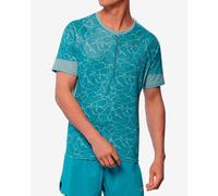 T-shirt Mizuno Graphic Trail manches courtes bleu turquoise - S