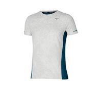 T-shirt Mizuno Premium Aero Tee manche courte gris bleu, Taille S