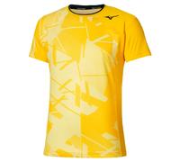 Mizuno Daybreakers Shadow Graphic Short Sleeve T-shirt Jaune XL Homme