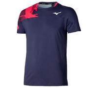 Mizuno Daybreakers Shadow Short Sleeve T-shirt Bleu M Homme