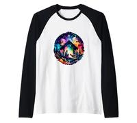 t-Shirt Mon Super-héros est Jésus, Chemise Foi Amour Dieu Manche Raglan