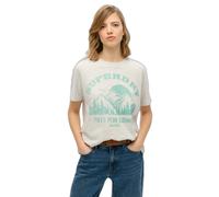Superdry Lo-fi Outdoor Short Sleeve T-shirt Beige L Femme
