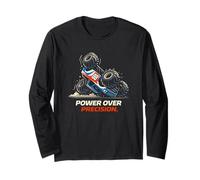 T-Shirt Monster Truck Power Over Precision Adrenaline Manche Longue