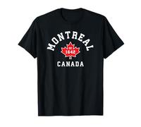 T-shirt Montréal Canada Drapeau canadien Feuille d'érable T-shirts cadeaux T T-Shirt
