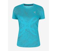 T-shirt Montura Topographic Sublime manches courtes bleu gris femme - XL