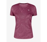 T-shirt Montura Topographic Sublime manches courtes lilas blanc femme - M