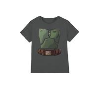 T-shirt motif boba fett style costume coton star wars charbon 5/6A