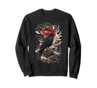 T-Shirt Motif Corbeau Japonais Torii Gate Red Sun Art Sweatshirt