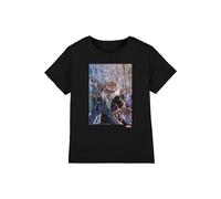 T-shirt Motif Dent-de-sabre X-men Coton X-men Sabretooth Dogs Noir 12/13A