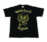 T-Shirt Motörhead England Classic Gold Mens E