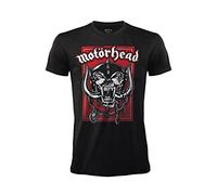 T-shirt Motorhead Various Art. T-shirt Rock Officiel Noir Band Heavy Metal Coton Unisexe Adulte Garçon, Noir , Large