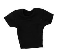 T-shirt moulant à l'échelle 1:6 pour enfants et adultes, cadeaux à manches courtes, noir