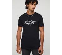 T-shirt moulant - Official MAN homme - noir - XS, noir