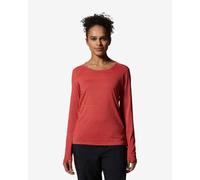 T-shirt Mountain Hardwear Mighty Stripe à manches longues rouge pour femme. - XS