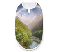 T-shirt Mountain Valley avec arc-en-ciel pour chien, séchage rapide, respirant, doux, extensible, sans manches, taille 2XL