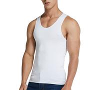 T-shirt musculaire sans manches pour homme - T-shirt de compression - Grandes tailles - Séchage rapide - Respirant - Léger - Fin - T-shirt de course stretch - Coupe ajustée - Pour le sport et