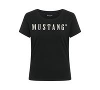 T-Shirt MUSTANG Femme - Alma, Coton, Col Rond, Logo