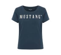 T-Shirt MUSTANG Femme - Alma, Coton, Col Rond, Logo