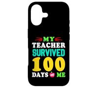 T-Shirt « My Teacher Survived 100 Days of Me 100 School Days » Coque pour iPhone 17