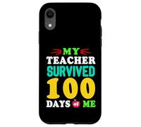 T-Shirt « My Teacher Survived 100 Days of Me 100 School Days » Coque pour iPhone XR