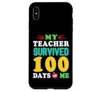 T-Shirt « My Teacher Survived 100 Days of Me 100 School Days » Coque pour iPhone XS Max