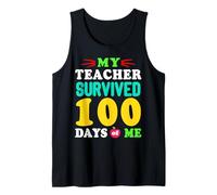 T-Shirt « My Teacher Survived 100 Days of Me 100 School Days » Débardeur
