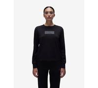 T-shirt Napapijri Box Logo manches longues noir pur femme - XXS