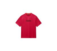 T-shirt Napapijri Box Logo Rouge XL
