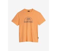 T-shirt Napapijri Macas manche courte orange gris - S