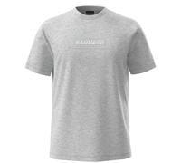 Napapijri T-shirt S-Box Logo coton Homme Gris Taille S